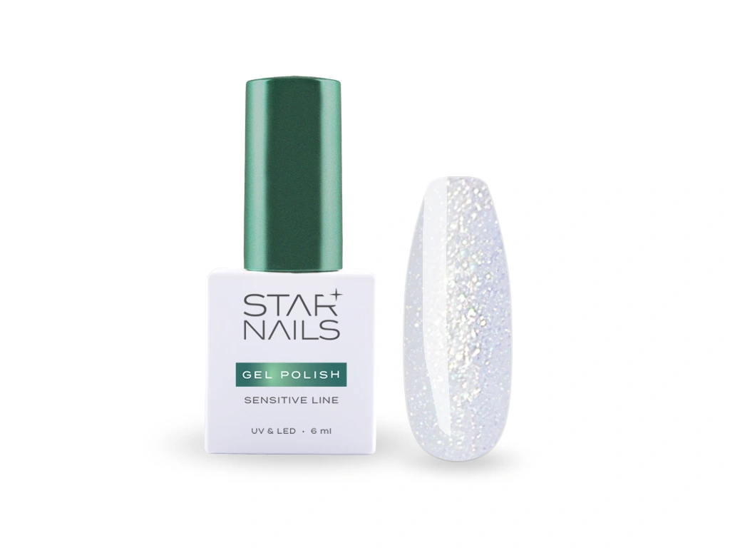 STARNAILS Sensitive Line gel lak 602 Adonis - ľadovo perleťový shimmer