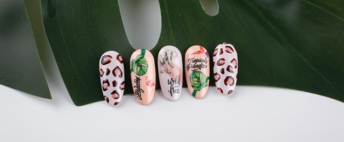 Safari nechty inšpirácia - divoký design inšpirovaný africkou savanou