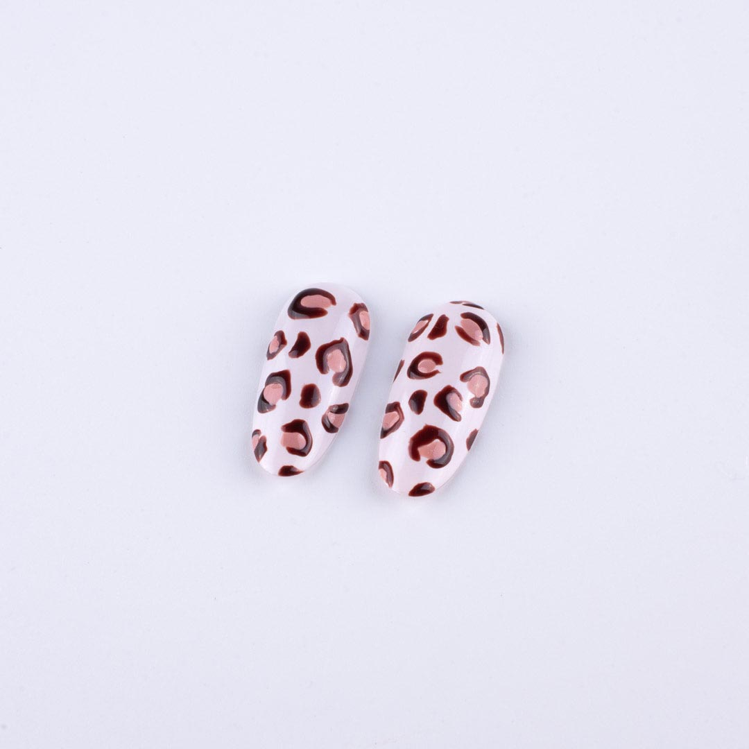 Leopardí vzor na nechtoch - detailný postup