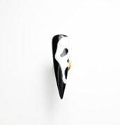 Halloweenská maska na nechte - finálny výsledok