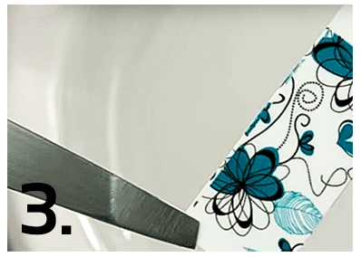 Vloženie vodolepky do vodného kúpeľa