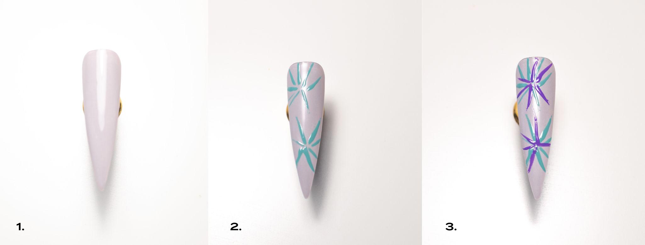 Fotonávod na silvestrovské nechty - krok za krokom s fotografiami