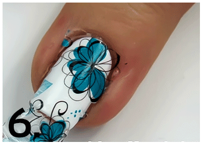 Vyhladenie vodolepky na nechte