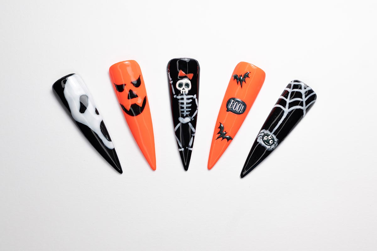 Halloweenské nechty - kreatívne designy a inšpirácia pre Halloween party