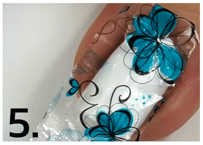 Nanesenie vodolepky na necht