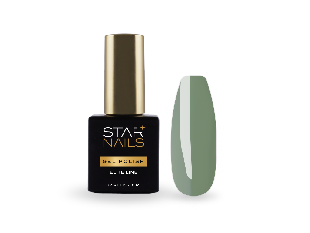 STARNAILS Elite Line gel lak 297 Goro - navy green mix trend 2025