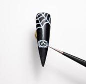 Pavučina na nechte - krok 2