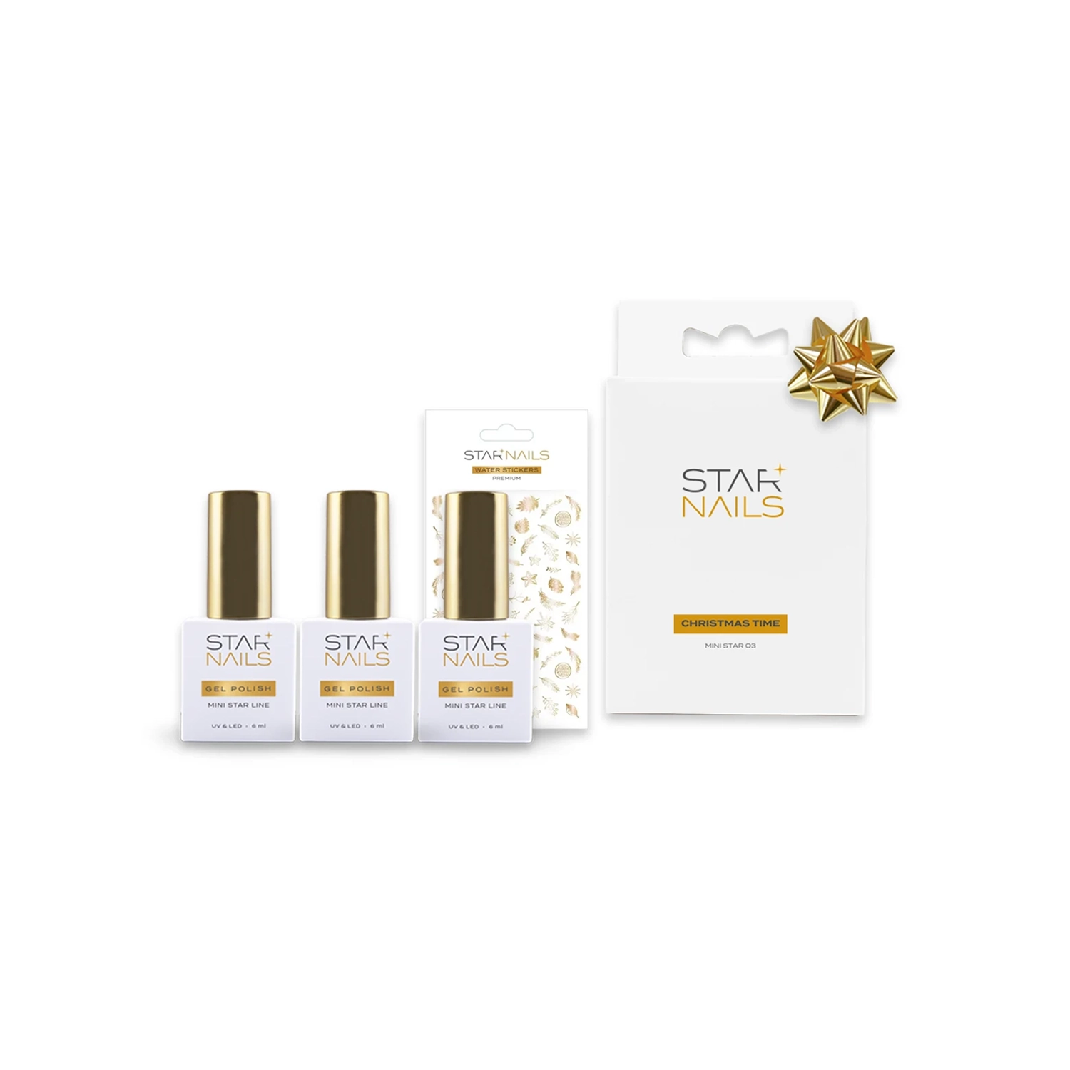 Darčeková sada Mini Star Line – tri gél laky