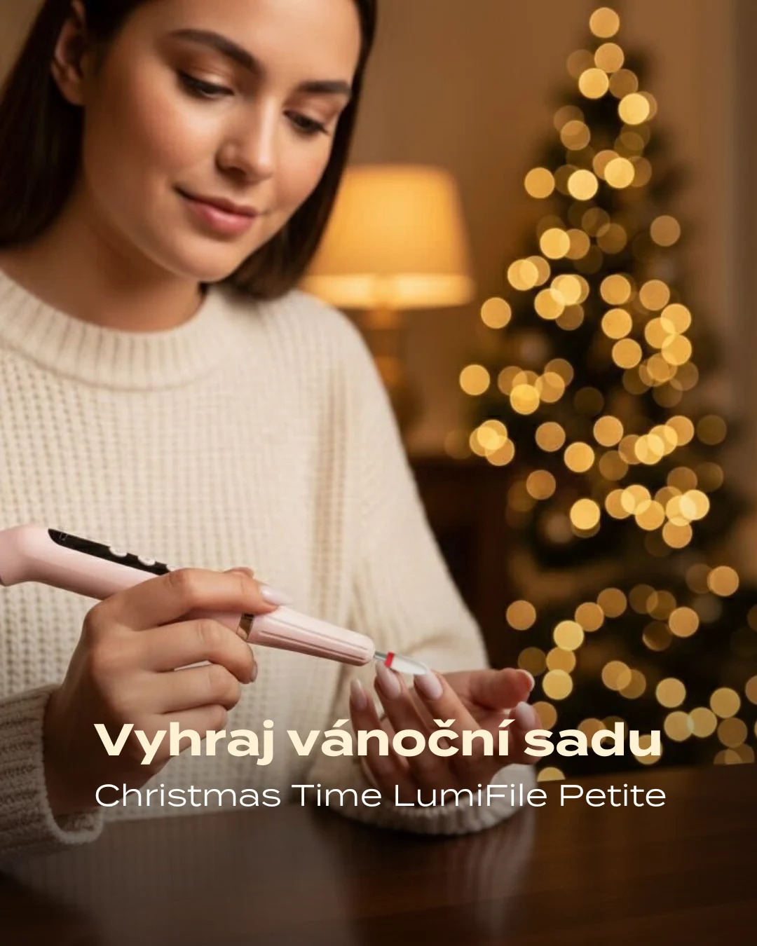 Vianočná darčeková sada Christmas Time – LumiFile Petite 2v1 a vianočný olejček