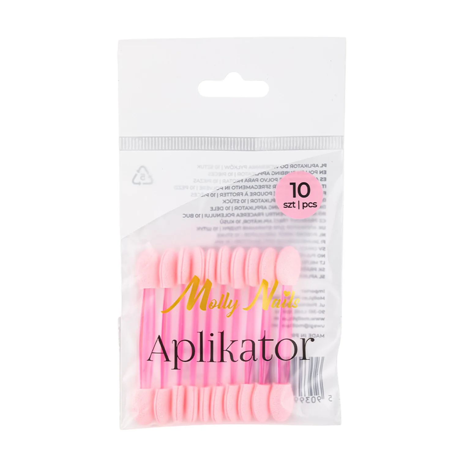 Obsah balenia aplik&aacute;tora pre le&scaron;tiace pigmenty Starnails Pink