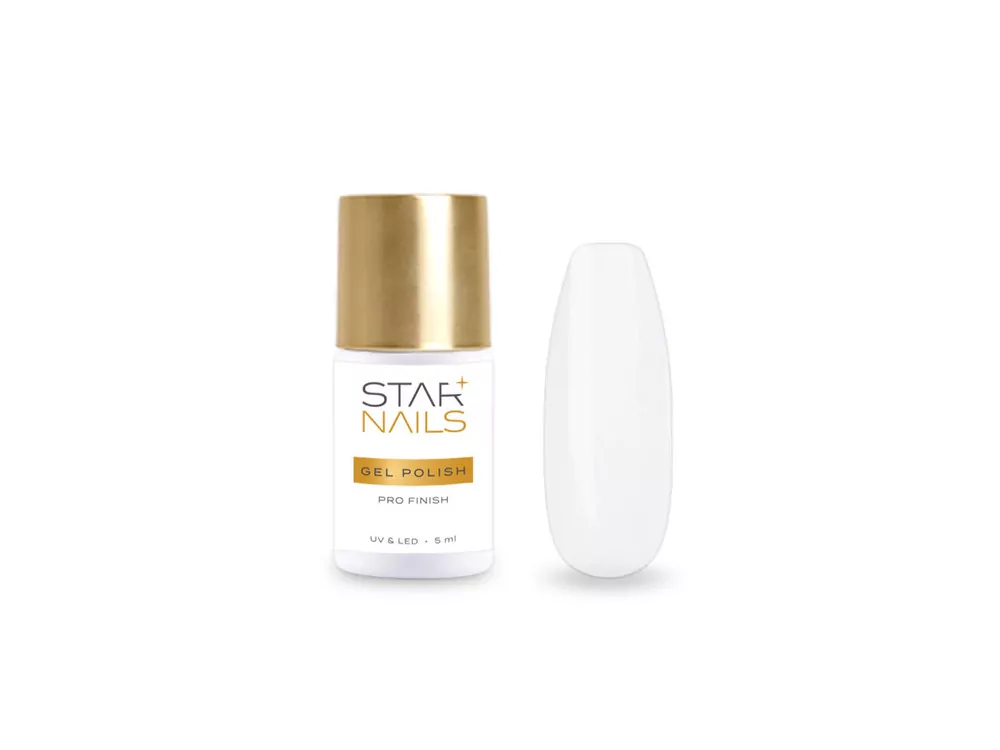 UV/LED Gel Polish Pro Finish 5ml &ndash; aplik&aacute;cia leskl&eacute;ho z&aacute;verečn&eacute;ho g&eacute;l laku