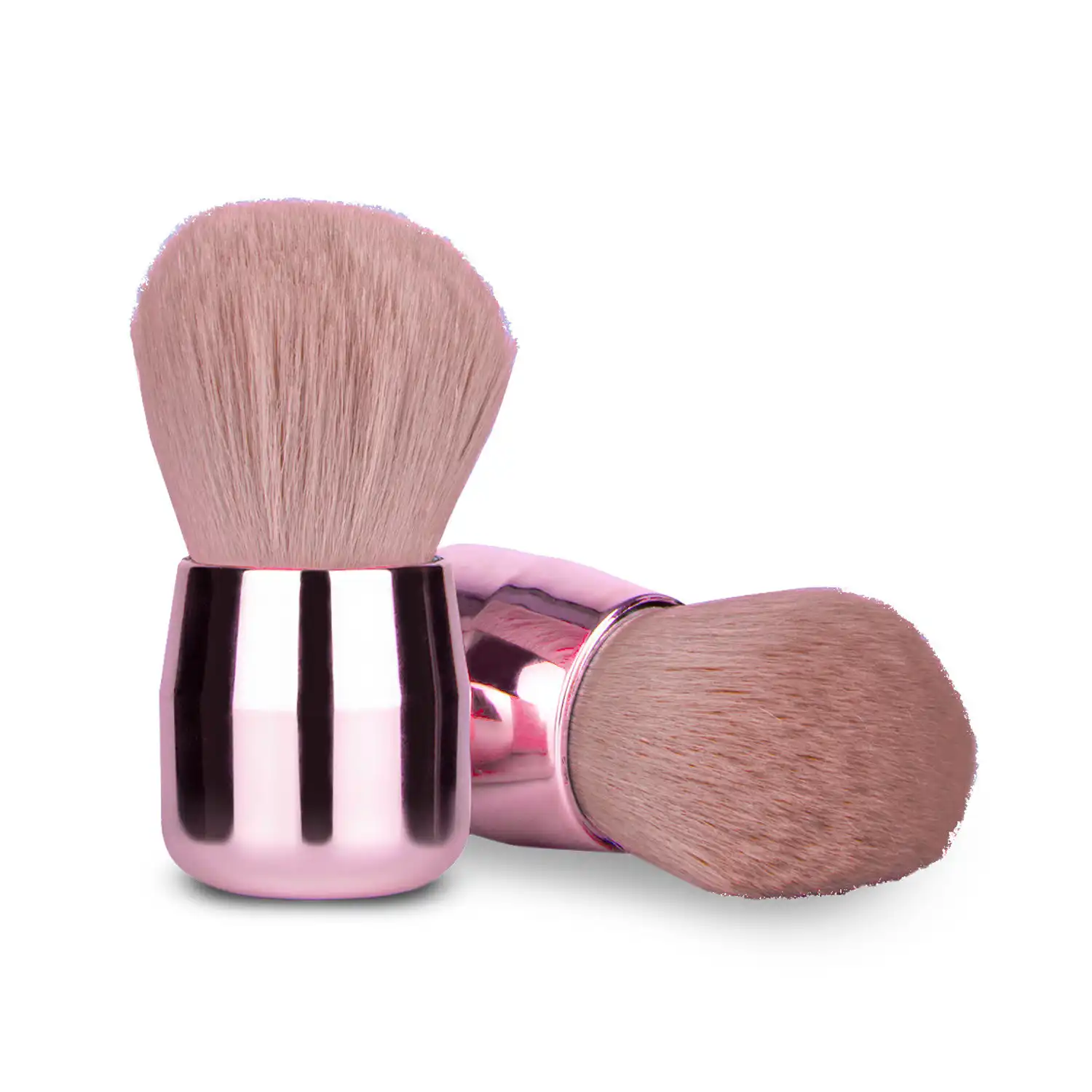 Použitie štetca na nechtový prach STARNAILS Metallic Pink – ukážka aplikácie