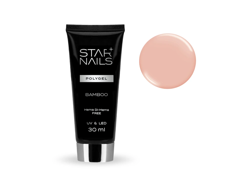 UV/LED Polygel STARNAILS Bamboo 006 - aplik&aacute;cia