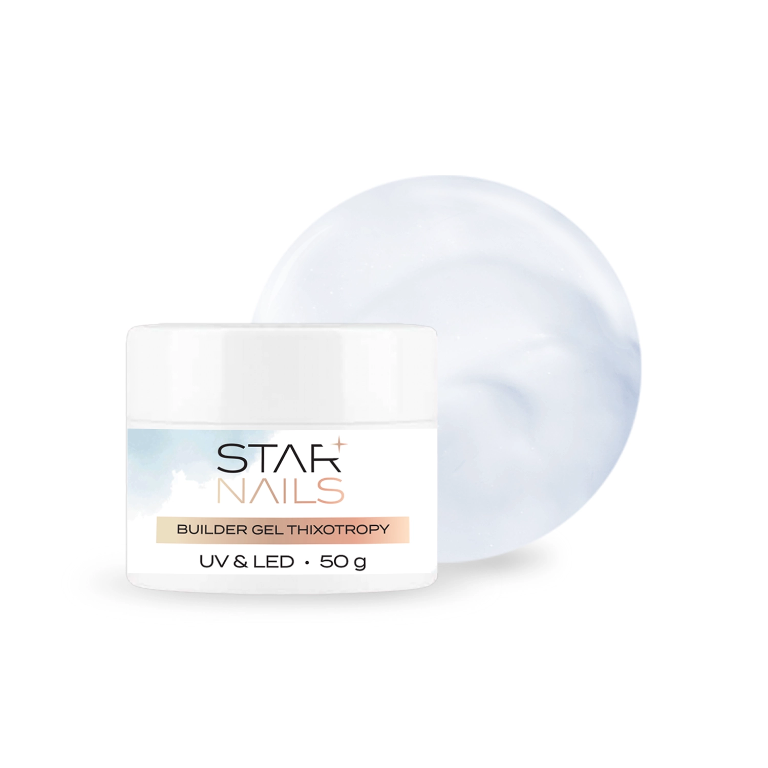 UV/LED Builder Gel Thixotropy, 50g - 001, Clear