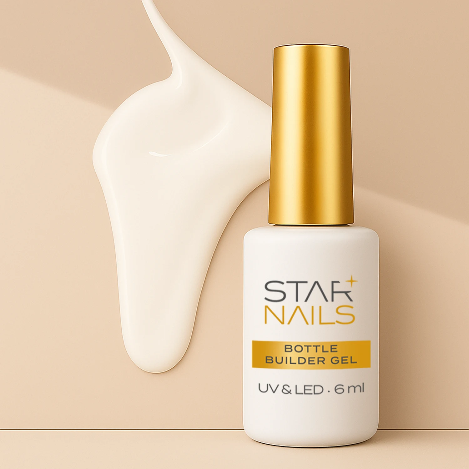 UV/LED Gel Bottle Builder Milky Bloom – aplikácia krok za krokom