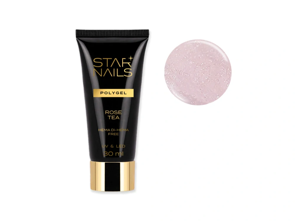 UV/LED Polygel STARNAILS Rose Tea 013 - aplik&aacute;cia