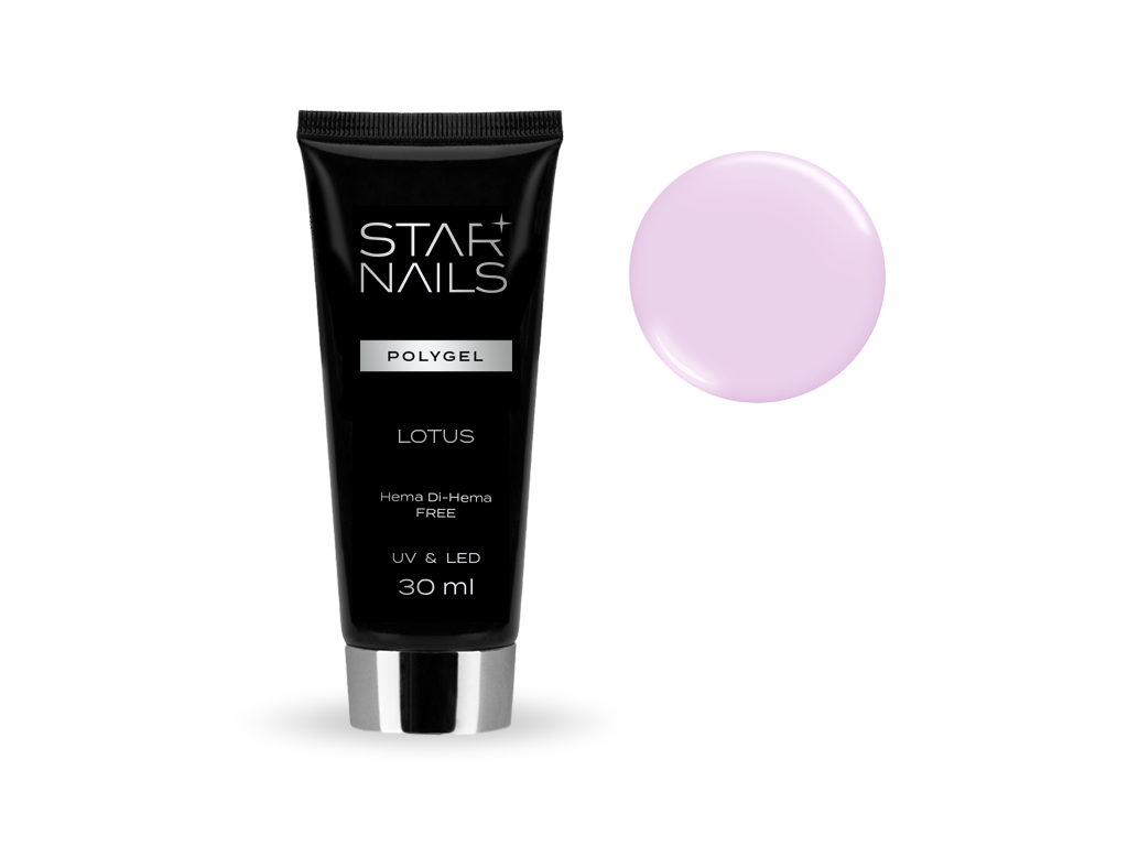 UV/LED Polygel STARNAILS Lotus 007 - aplik&aacute;cia