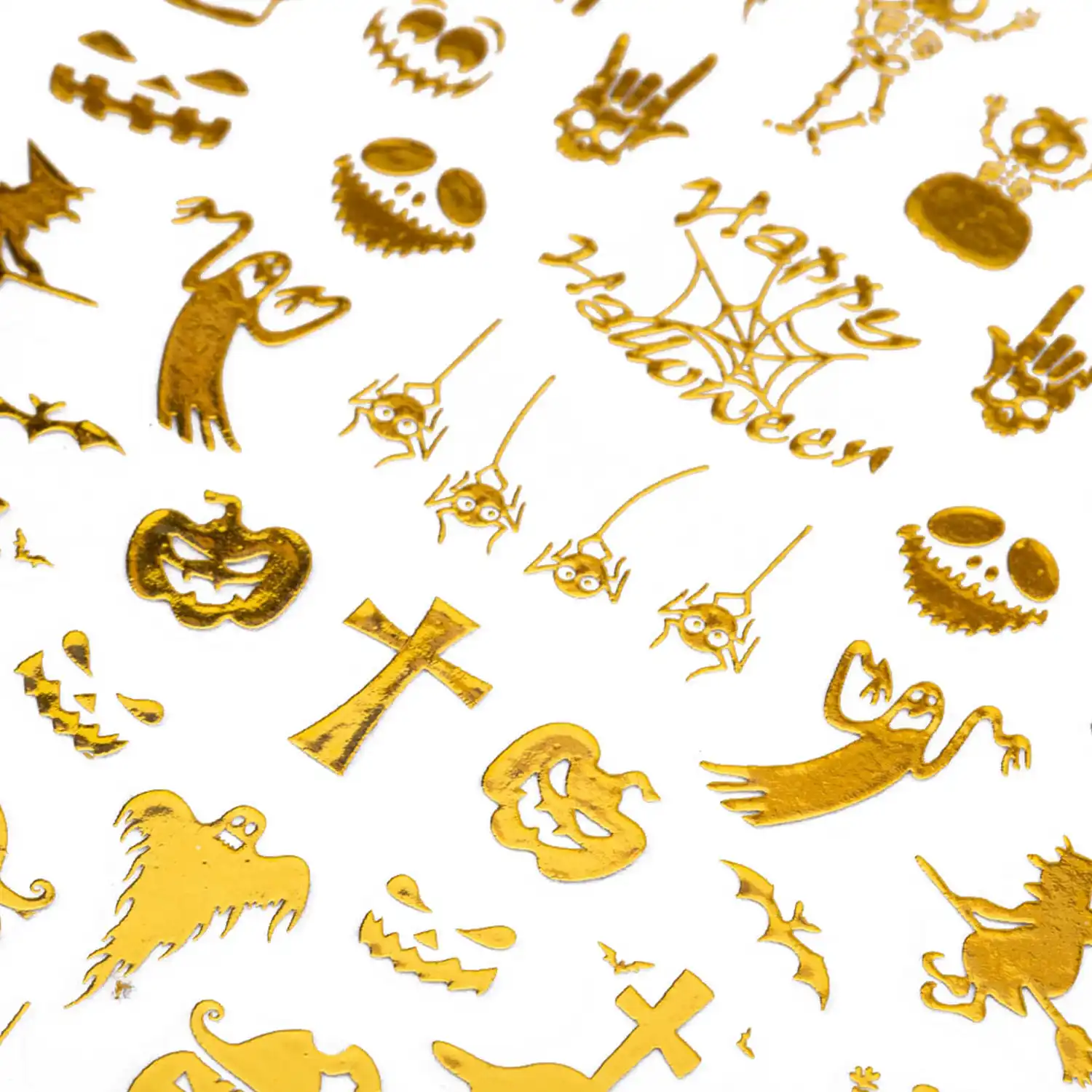 Balenie samolepiek na nechty Happy Halloween MS-C298 &ndash; veľk&yacute; h&aacute;rok 8&times;13,5 cm