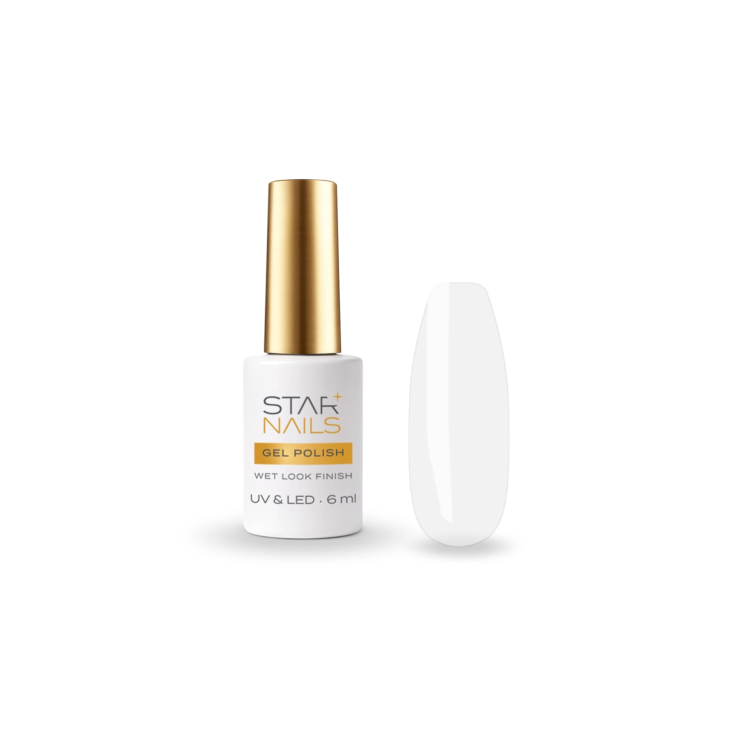 UV/LED Gel Polish Wet Look Finish – lesklý top s efektom skla