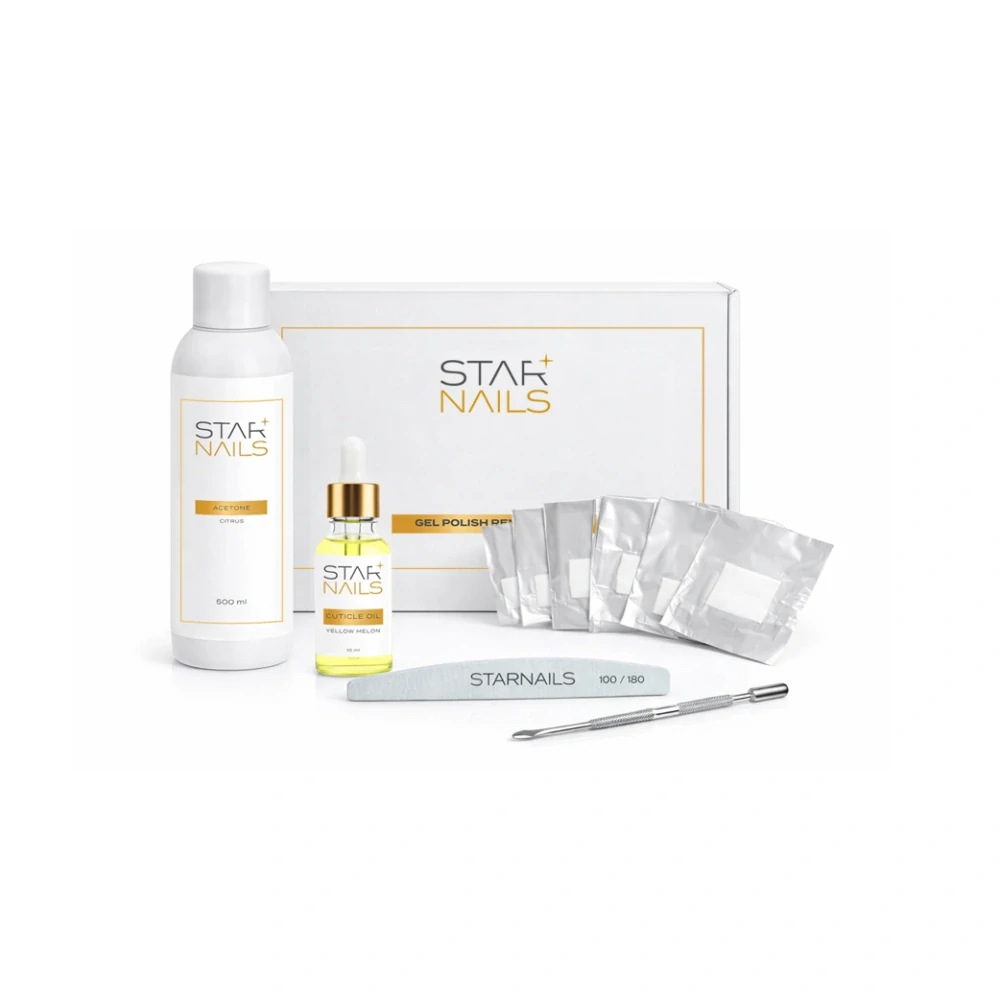 Obsah balenia STARNAILS Gel Polish Removal Set