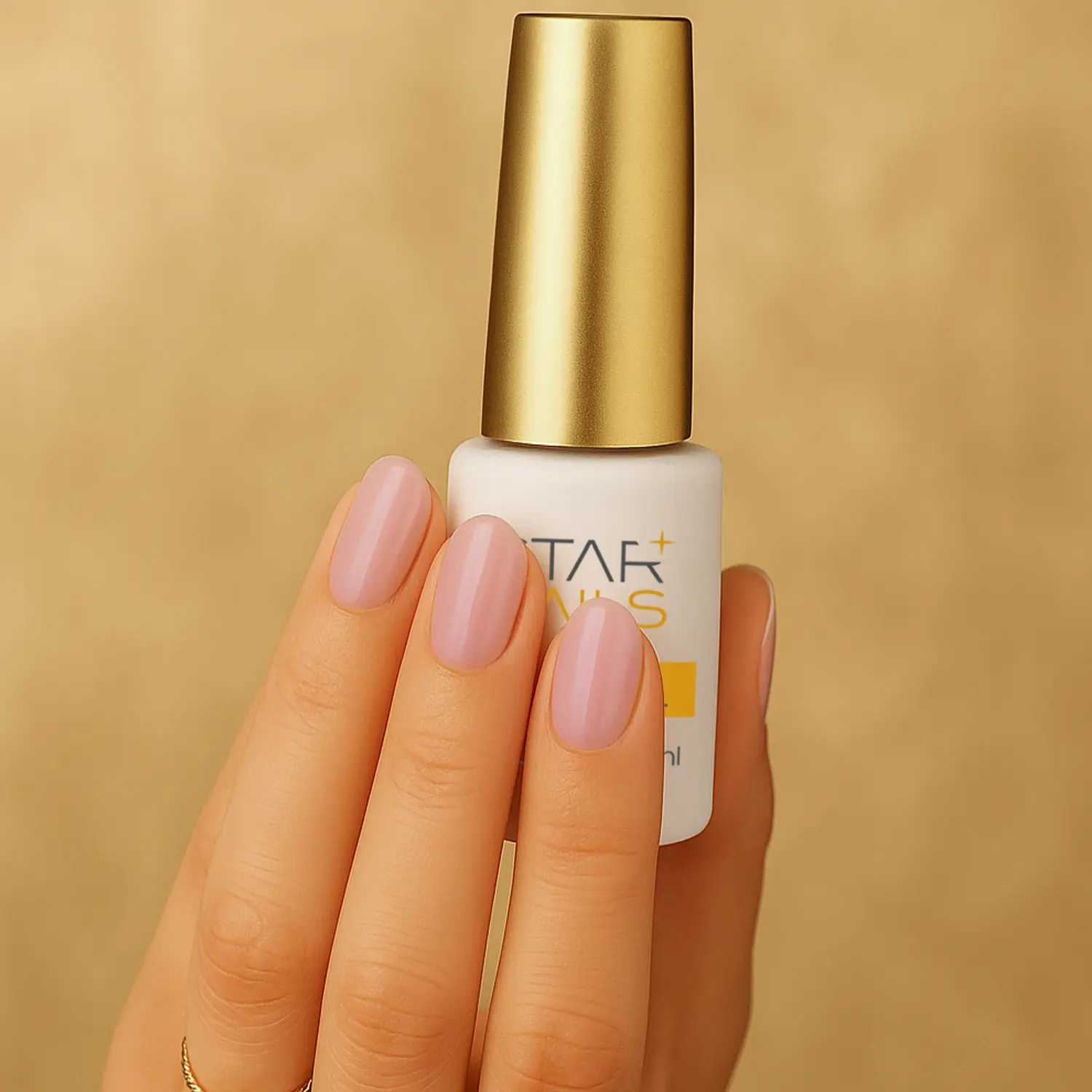 UV/LED Gel Bottle Builder, 6ml &ndash; tmav&scaron;&iacute; nude ružov&yacute; kamufl&aacute;ž