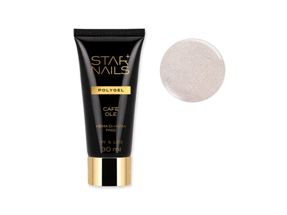 UV/LED Polygel STARNAILS Cafe Ole 011 - aplik&aacute;cia