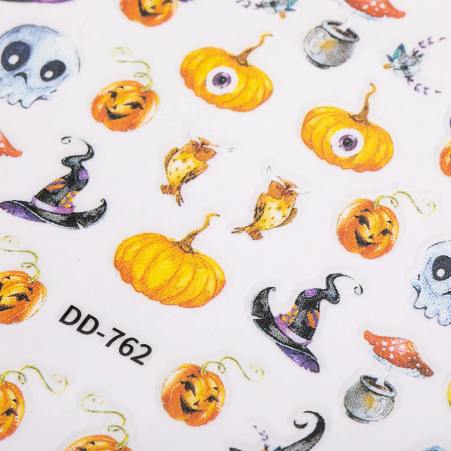 Postup aplik&aacute;cie n&aacute;lepiek Happy Halloween DD-762