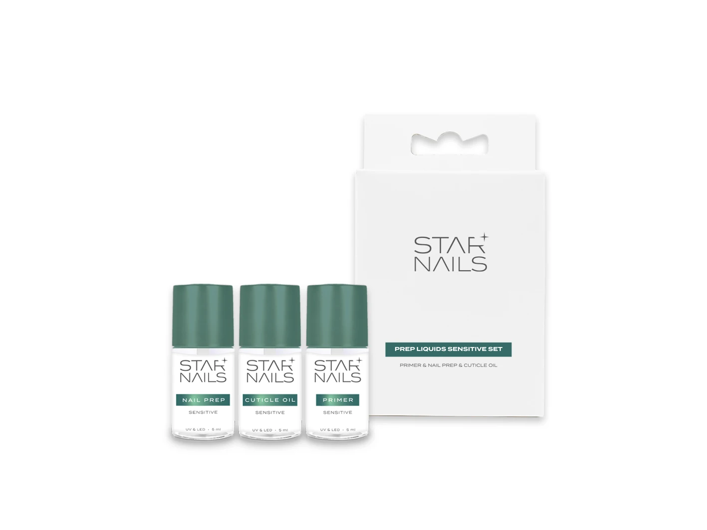 Sada STARNAILS Prep Liquids Sensitive Set - sada pr&iacute;pravn&yacute;ch tekut&iacute;n
