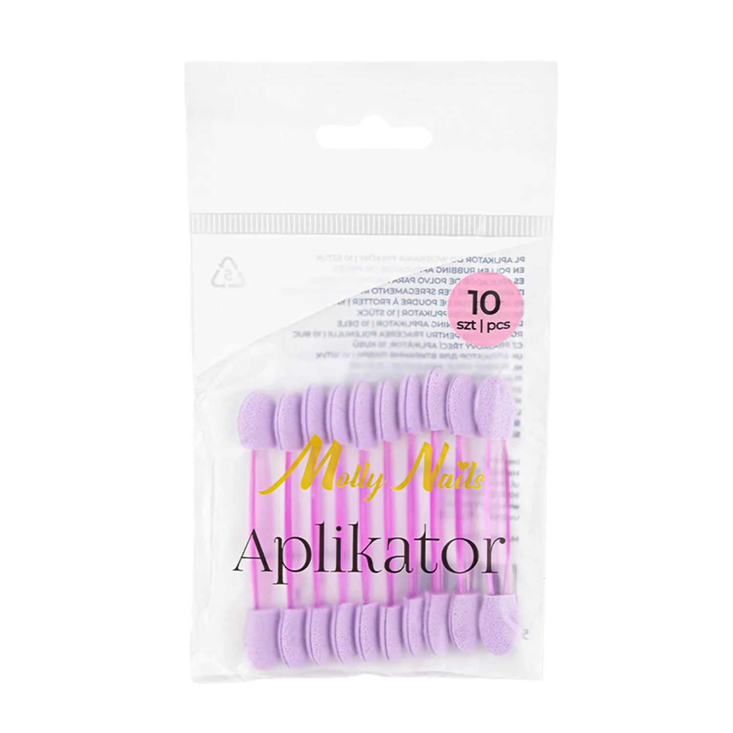 Obsah balenia aplikátora pre leštiace pigmenty Starnails Violet