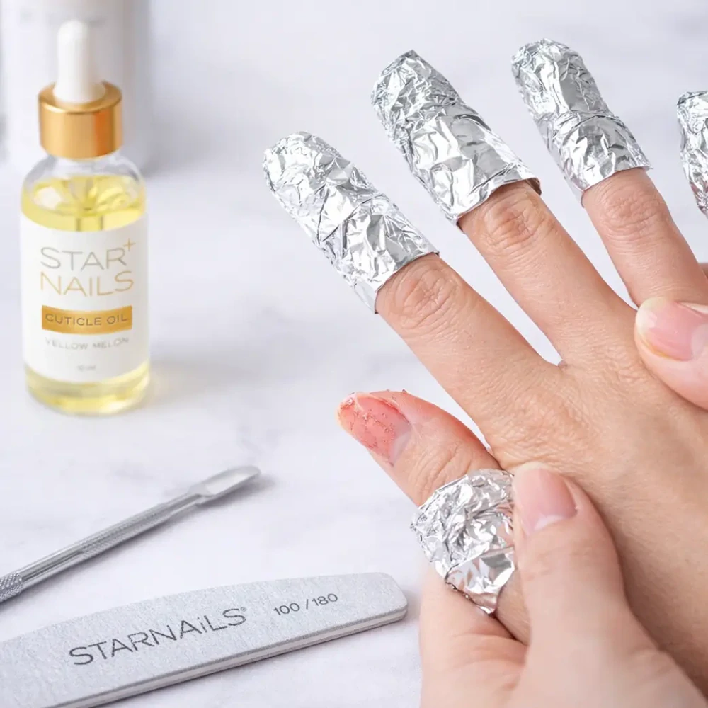Sada STARNAILS Gel Polish Removal Set – odstránenie gel laku soak-off metódou