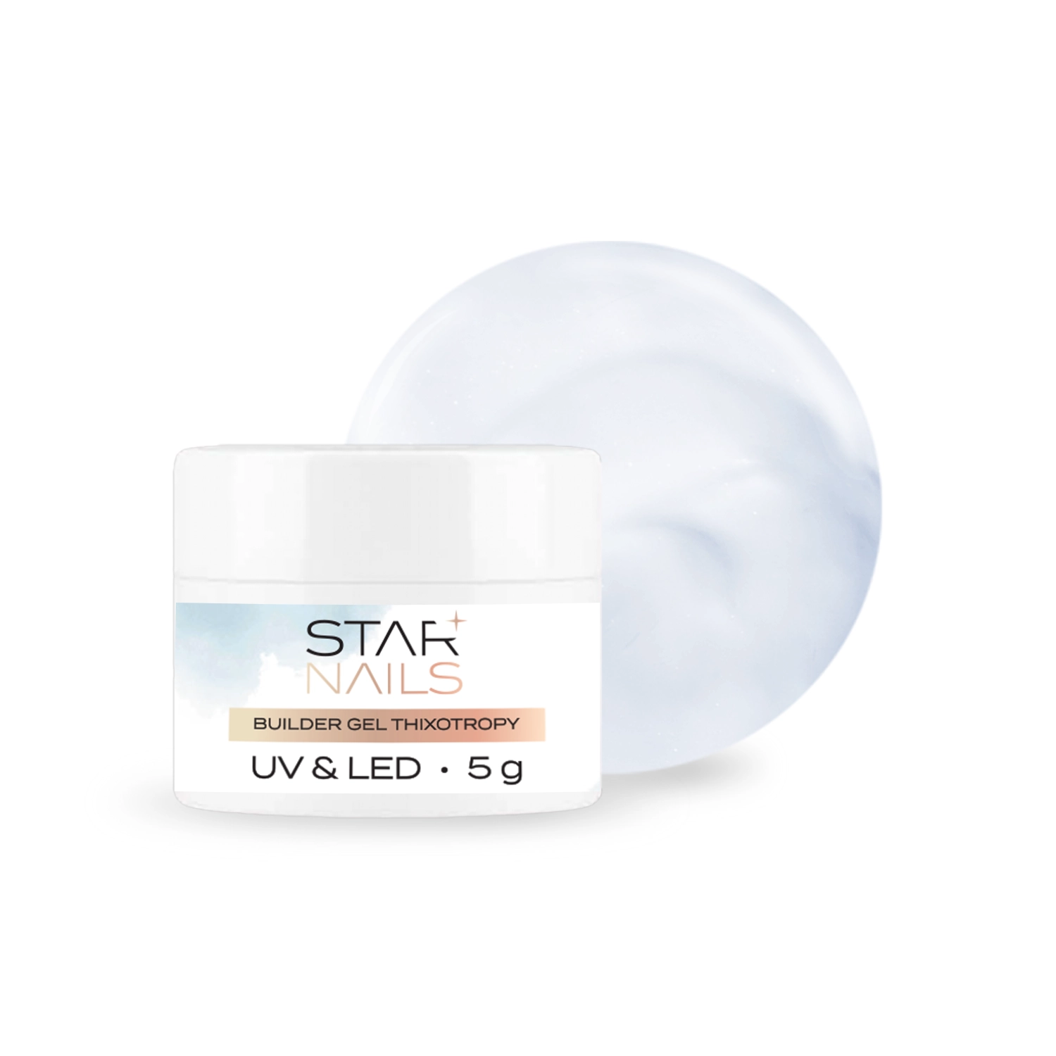 UV/LED Builder Gel Thixotropy, 5g - 001, Clear