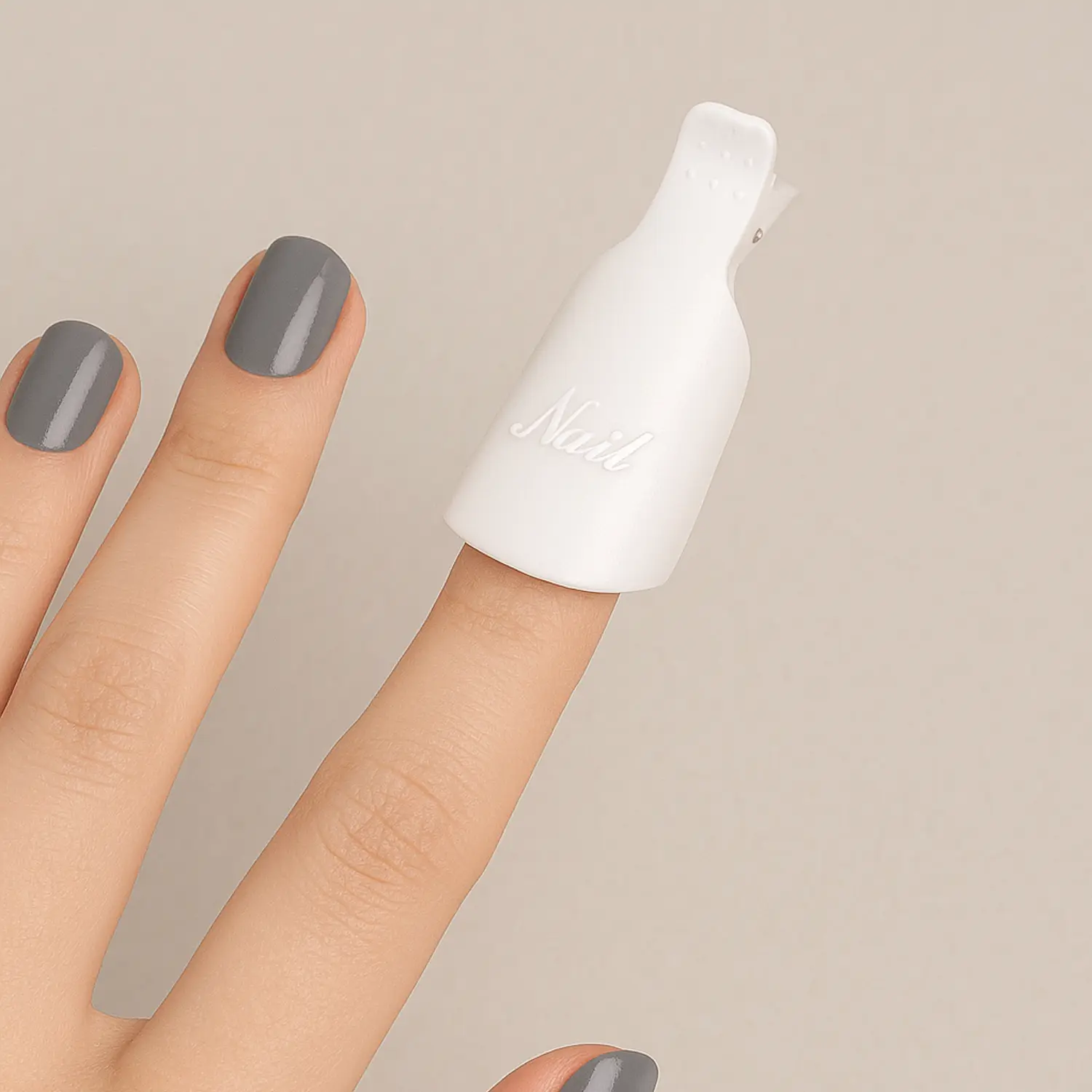 Ako použiť klipsy na odstránenie gel laku – biele, 10 ks