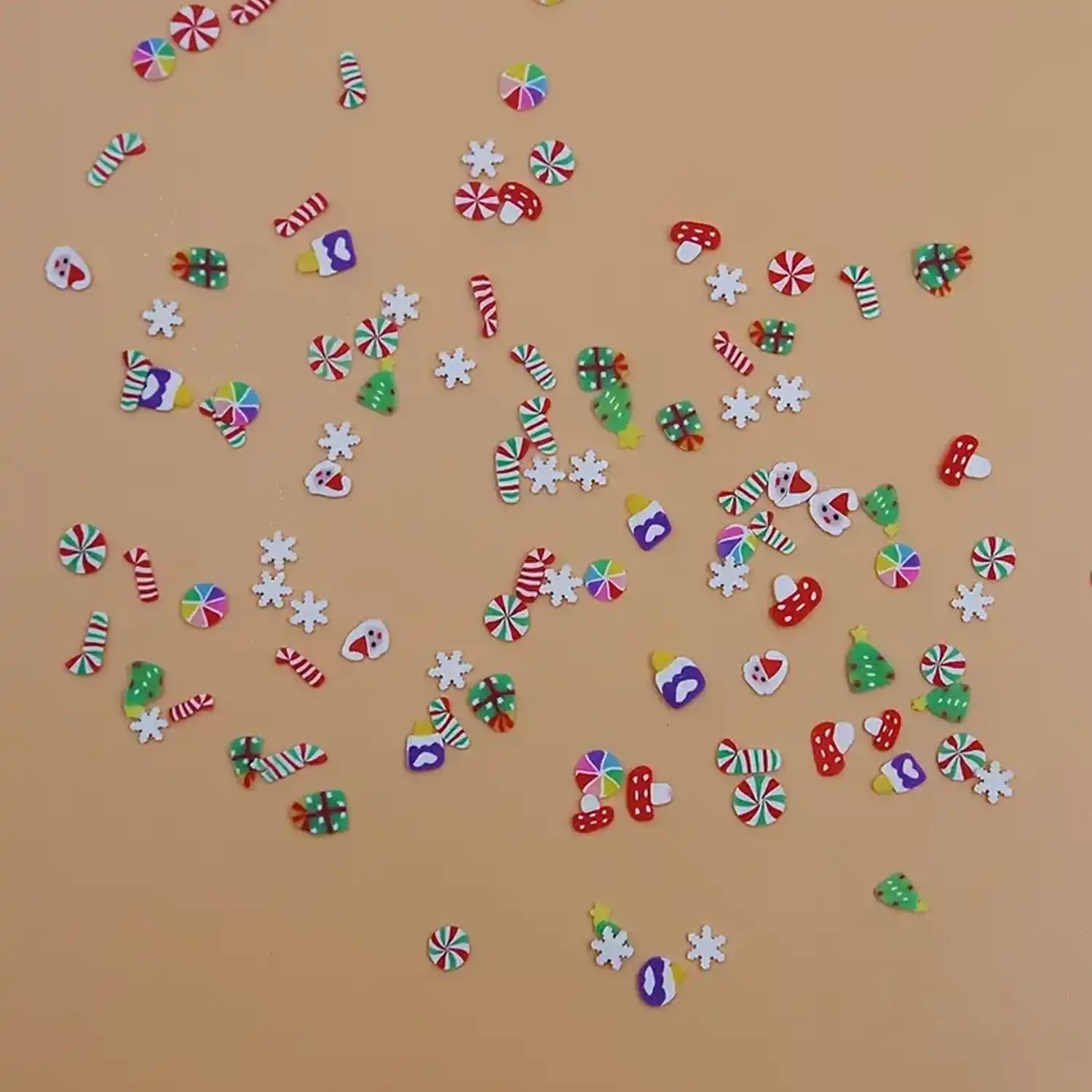 Obsah balenia – 3D vianočné ozdoby na nechty STARNAILS