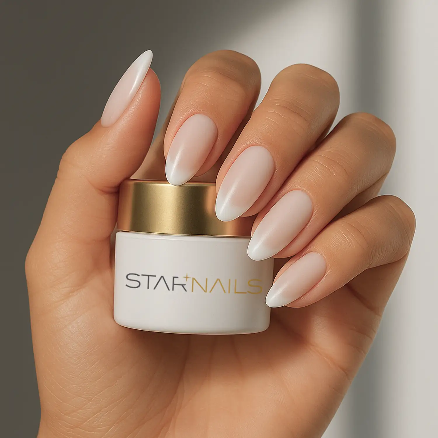 UV/LED Gel Sugar French Ultra White &ndash; aplik&aacute;cia g&eacute;lu na nechty