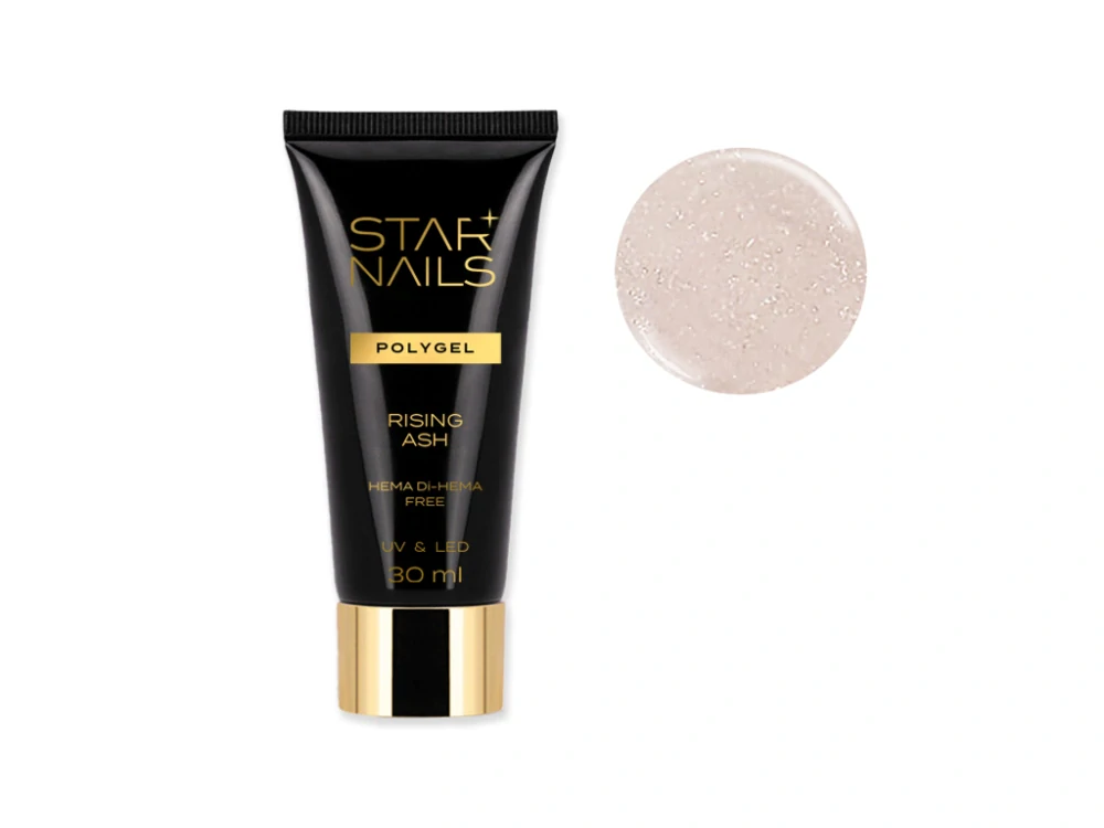 UV/LED Polygel STARNAILS Rising Ash 012 - aplik&aacute;cia