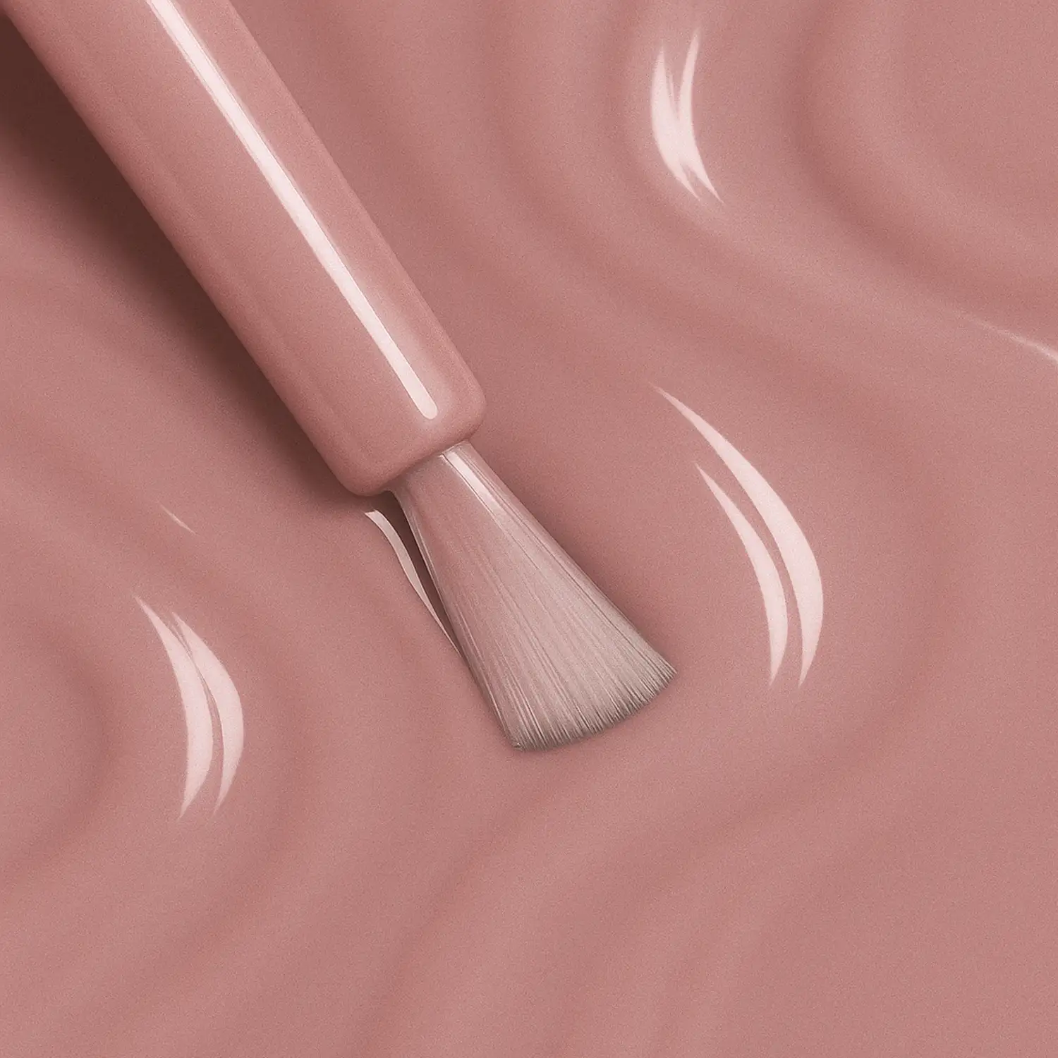 UV/LED Gel Polish Smart Flex Base Cover Spiced Latte &ndash; aplik&aacute;cia krok za krokom