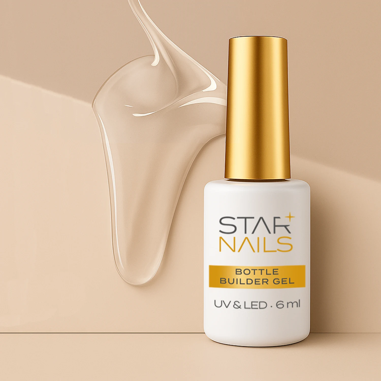 UV/LED Gel Bottle Builder &ndash; aplik&aacute;cia krok za krokom